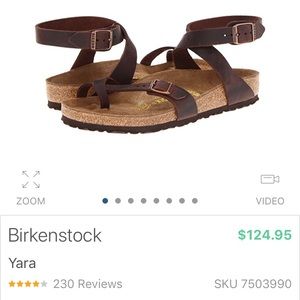 Birkenstock Yara ankle strap sandals